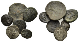 Lot of 6 Greek Æ coins, to be catalog. Lot as sold as is, no return.