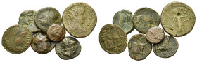 Mixed lot of 7 Æ ancient coins, to be catalog. Lot sold as is, no return