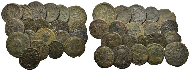 Lot of 20 Roman Imperial Æ coins, to be catalog. Lot as sold as is, no return.