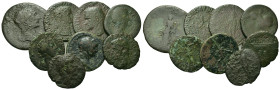 Lot of 8 Roman Imperial Æ coins. Lot as sold as is, no return.