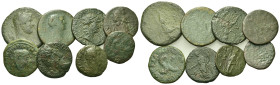 Lot of 8 Roman Imperial Æ coins. Lot as sold as is, no return.