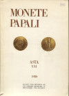 KUNST und MUNZEN. - Catalogo n°XXI. Lugano 14- 5- 1980. Monete Papali . nn. 1036, tavv. 95 ril.editoriale. Splendida collezione di monete papali