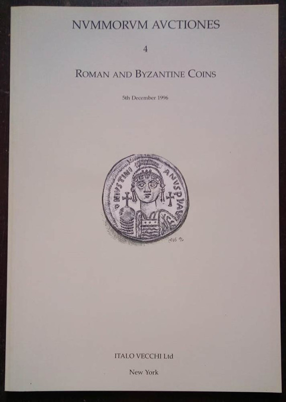 Vecchi I. Nummorum Auctiones No. 4 New York 05 December 1996. Brossura ed. pp. 2...
