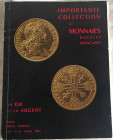 Vinchon J. Collection Louis Thery Importante Collection de Monnaies Royales Francaises en Or en Argent et en Bronze. Paris 21-22 Avril 1964. Brossura ...