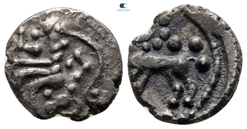 Central Europe. Treveri. Marberg Type circa 100-50 BC. 
Quinarius AR

13 mm, ...
