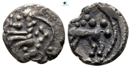 Central Europe. Treveri. Marberg Type circa 100-50 BC. Quinarius AR