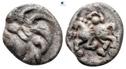 Central Europe. Vindelici. Büschelquinar Type 100-50 BC. Quinarius AR