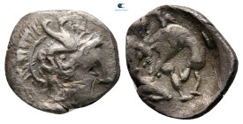 Lucania. Herakleia circa 420-390 BC. Diobol AR