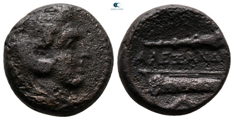 Kings of Macedon. Uncertain mint. Alexander III "the Great" 336-323 BC. 
Bronze...