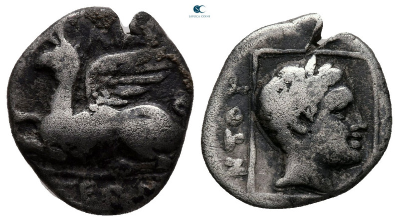 Thrace. Abdera circa 336 BC-AD 311. 
Drachm AR

15 mm, 2,33 g



nearly v...