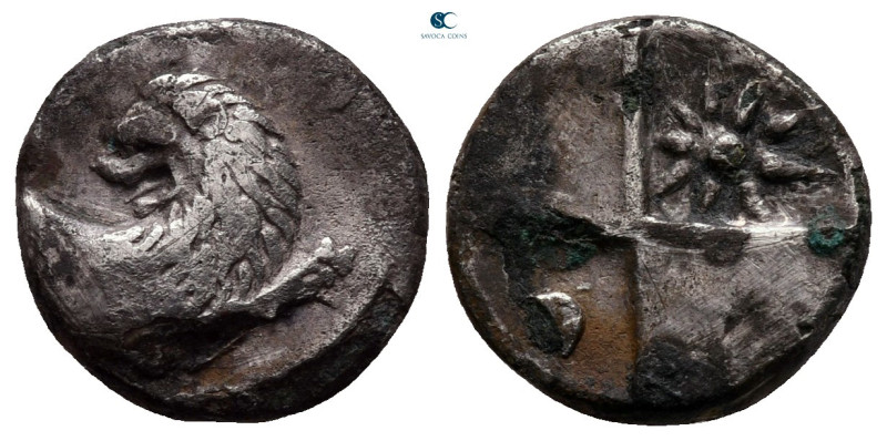 The Thracian Chersonese. Chersonesos circa 386-338 BC. 
Hemidrachm AR

13 mm,...