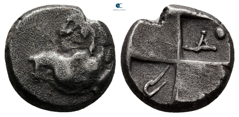 The Thracian Chersonese. Chersonesos circa 386-338 BC. 
Hemidrachm AR

13 mm,...
