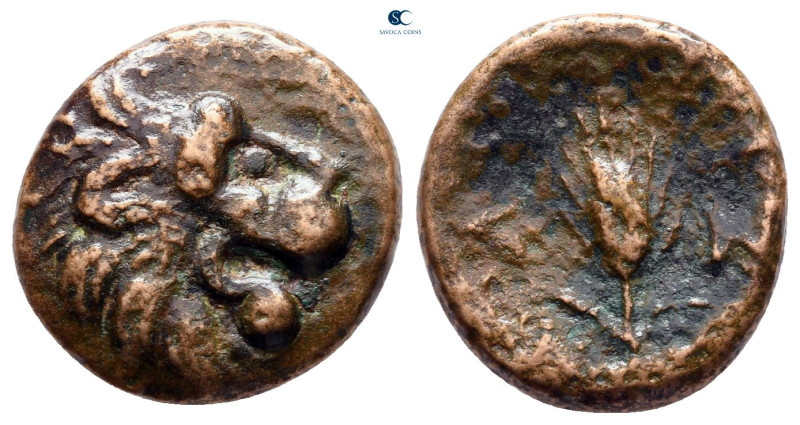 The Thracian Chersonese. Lysimacheia circa 309-220 BC. 
Bronze Æ

15 mm, 3,09...