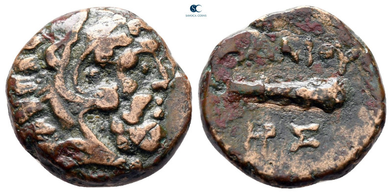 Kings of Thrace. Seleukid. Adaios 253-243 BC. 
Bronze Æ

16 mm, 3,88 g


...