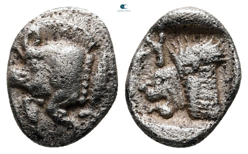 Mysia. Kyzikos circa 525-475 BC. 
Obol AR

11 mm, 0,72 g



very fine