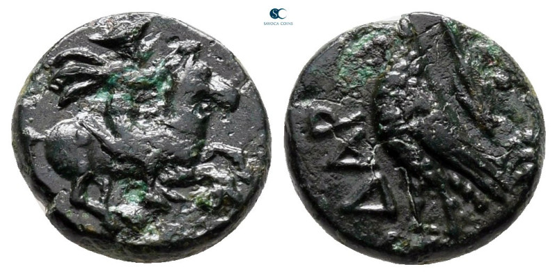 Troas. Dardanos circa 400-300 BC. 
Bronze Æ

11 mm, 1,45 g



very fine