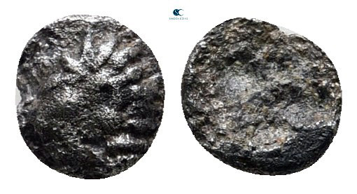 Ionia. Kolophon circa 530-500 BC. 
Tetartemorion AR

5 mm, 0,14 g



very...