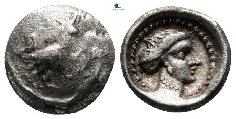 Dynasts of Lycia. Xanthos. Uncertain Dynast 450-420 BC. 
Obol AR

11 mm, 0,73...