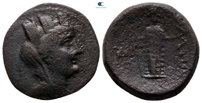 Cilicia. Mallos circa 100-0 BC. 
Bronze Æ

20 mm, 4,66 g



nearly very f...