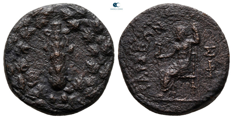 Cilicia. Tarsos circa 164-27 BC. 
Bronze Æ

17 mm, 4,27 g



very fine