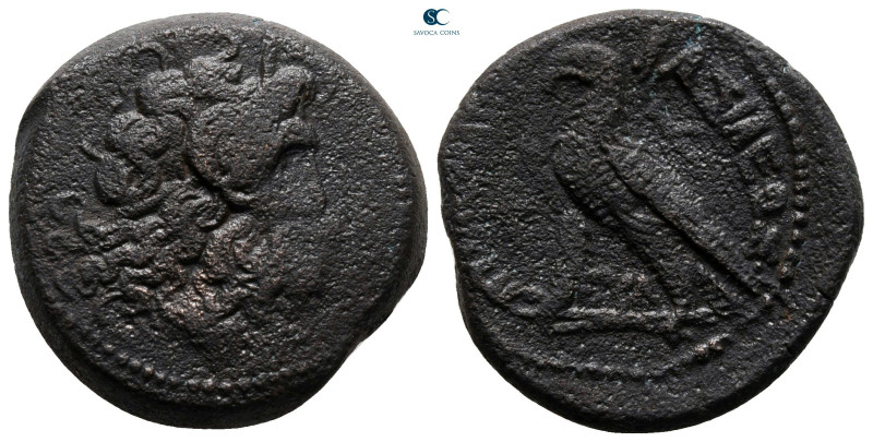 Ptolemaic Kingdom of Egypt. Cyprus. Ptolemy VI Philometor 180-145 BC. 
Obol Æ
...