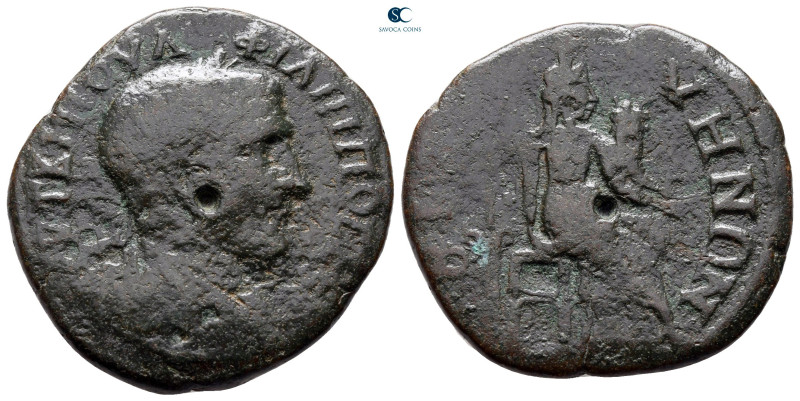 Thrace. Bizya. Philip I Arab AD 244-249. 
Bronze Æ

29 mm, 11,54 g



fin...