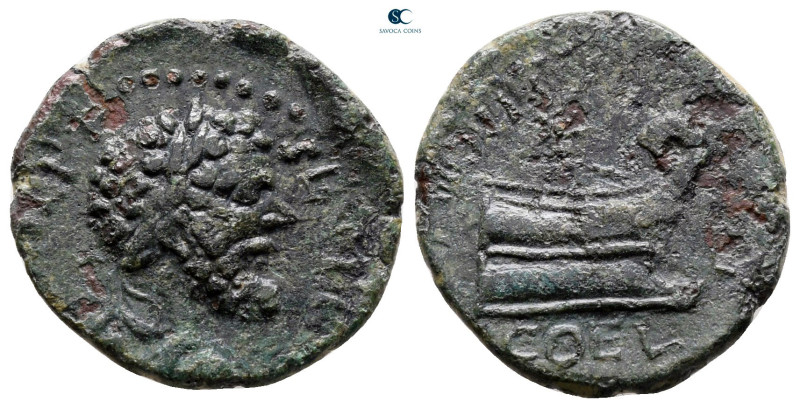 Thrace. Coela. Septimius Severus AD 193-211. 
Bronze Æ

18 mm, 3,27 g



...