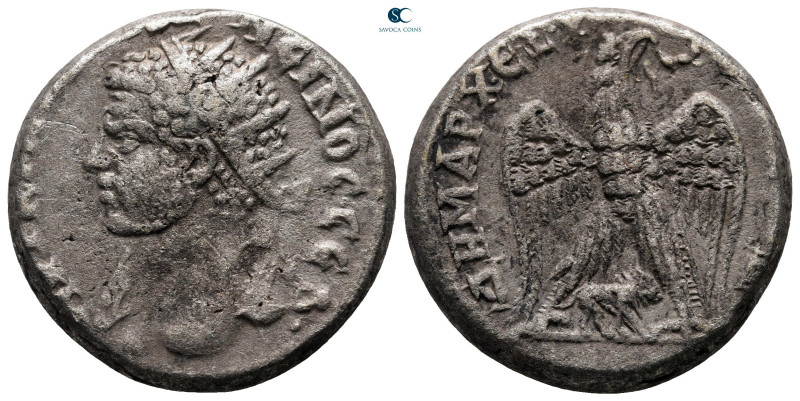 Cyrrhestica. Cyrrhus. Caracalla AD 198-217. 
Billon-Tetradrachm

24 mm, 13,80...