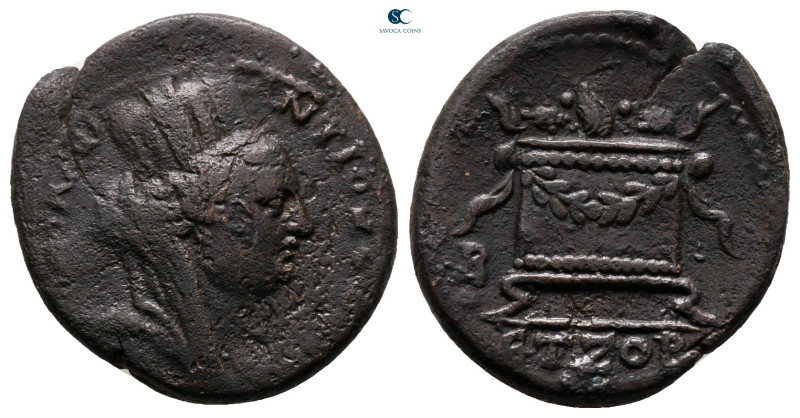 Seleucis and Pieria. Antioch. Pseudo-autonomous issue AD 117-138. 
Bronze Æ

...