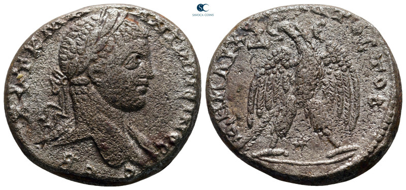 Seleucis and Pieria. Antioch. Elagabal AD 218-222. 
Billon-Tetradrachm

26 mm...