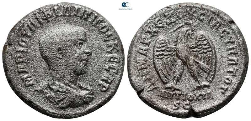 Seleucis and Pieria. Antioch. Philip II as Caesar AD 244-247. 
Billon-Tetradrac...