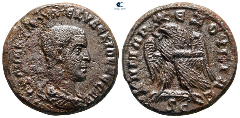 Seleucis and Pieria. Antioch. Herennius Etruscus, as Caesar AD 249-251. 
Billon...