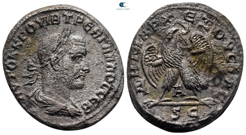 Seleucis and Pieria. Antioch. Trebonianus Gallus AD 251-253. 
Billon-Tetradrach...