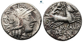 Marcus Calidius, Q Metellus & Cn Fulvius 117-116 BC. Rome. Fourreè Denarius
