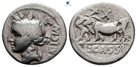 L. Cassius Caecianus 102 BC. Rome. Denarius AR