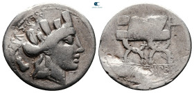 P. Furius Crassipes 84 BC. Rome. Denarius AR