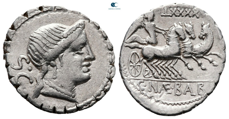 C. Naevius Balbus 79 BC. Rome
Serrate Denarius AR

19 mm, 3,82 g



very ...