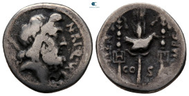 Cn. Nerius 49 BC. Rome. Denarius AR