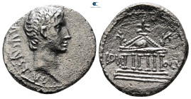 Octavian 29-27 BC. Uncertain mint. Denarius AR