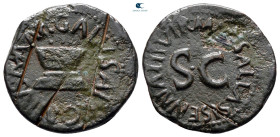 Augustus 27 BC-AD 14. Rome. Quadrans Æ