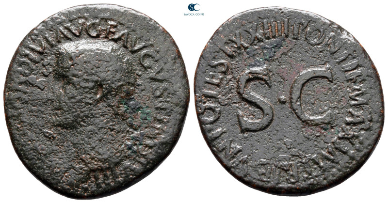 Germanicus AD 37-41. Rome
As Æ

30 mm, 8,78 g



fine