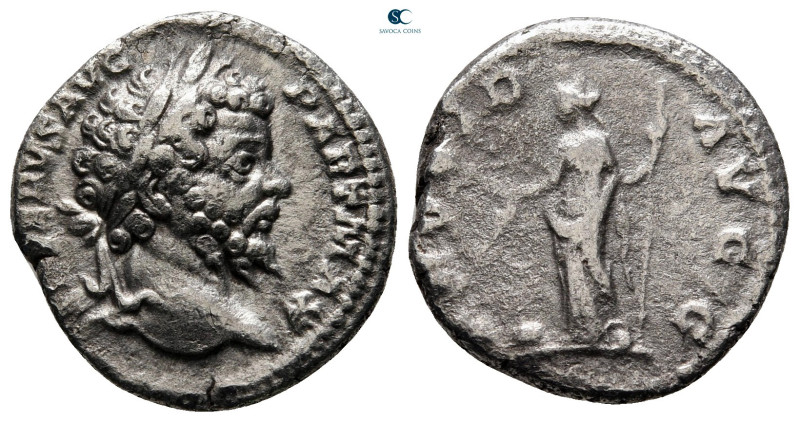 Septimius Severus AD 193-211. Rome
Denarius AR

18 mm, 2,97 g



very fin...