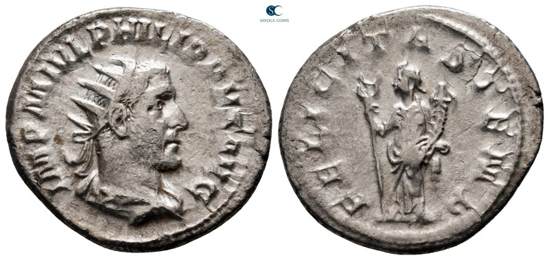 Philip I Arab AD 244-249. Rome
Antoninianus AR

23 mm, 3,88 g



nearly v...