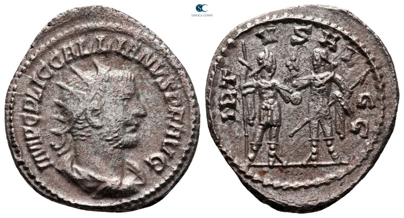 Gallienus AD 253-268. Samosata
Billon Antoninianus

23 mm, 3,29 g



very...