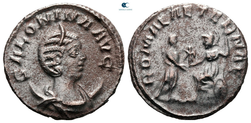 Salonina AD 254-268. Samosata
Billon Antoninianus

20 mm, 4,52 g



very ...