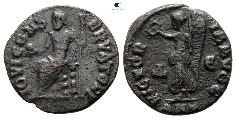 Time of Maximinus II AD 310-313. Antioch
Follis Æ

15 mm, 1,40 g



very ...