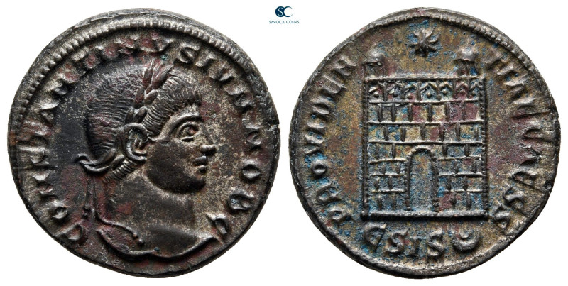 Constantine II, as Caesar AD 317-337. Siscia
Follis Æ

18 mm, 2,96 g



v...