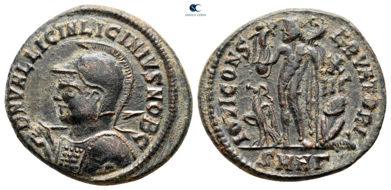 Licinius II, as Caesar AD 317-324. Heraclea
Follis Æ

20 mm, 3,63 g



ve...