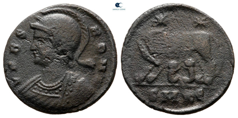 City Commemoratives AD 330-354. Cyzicus
Follis Æ

17 mm, 2,00 g



very f...