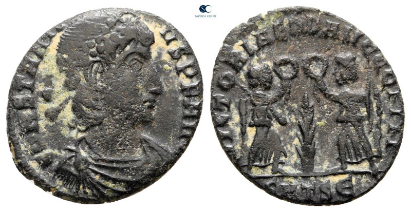 Constantius II AD 347-361. Thessaloniki
Follis Æ

16 mm, 1,34 g



nearly...